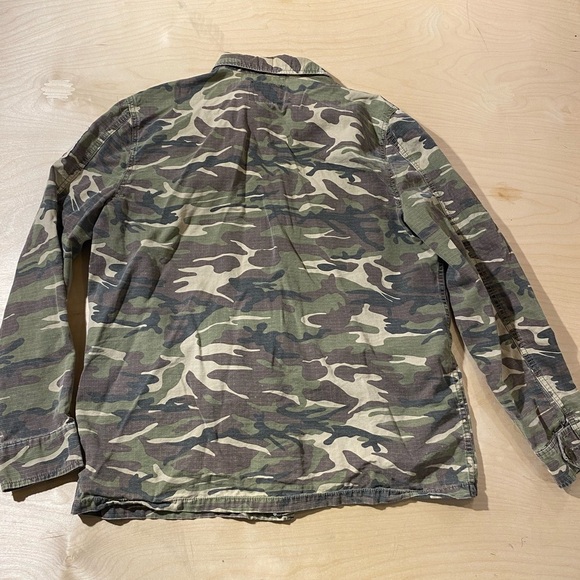 Lucky Brand Camouflage Jacket with Patches Large (MG) - Picture 12 of 13